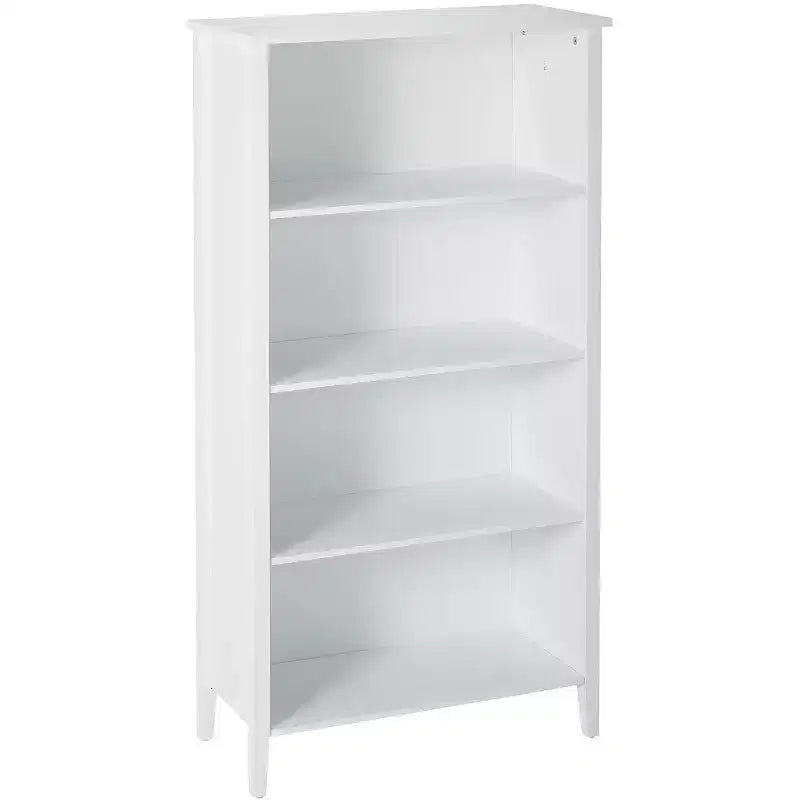 Libreria Bianca in Legno a 4 Ripiani