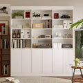 Famapy White Large - scale Bookcase: Rich Storage Space in a Minimalist Design