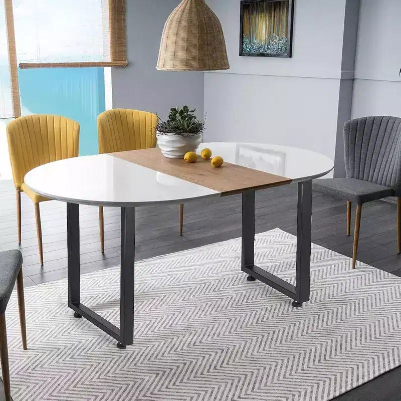 Gambe per tavolo in metallo nero, gambe per mobili in stile industriale per tavoli da pranzo, tavolini da caffè, supporto durevole e moderno per casa e ufficio