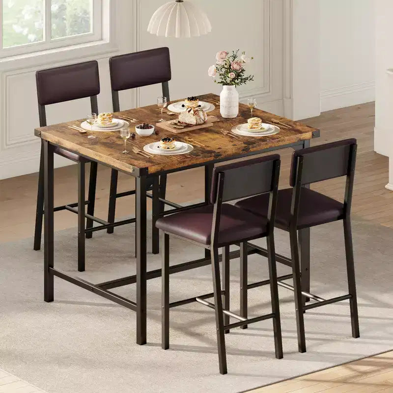 Tavolo da bar, Tavoli da pranzo moderni, Mobili da sala da pranzo, Costruzione durevole, Design salvaspazio