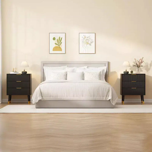 Cassettiera a 3 Cassetti per Camera da Letto, Comò Moderno, Unità Organizer con Cassetti Contenitori