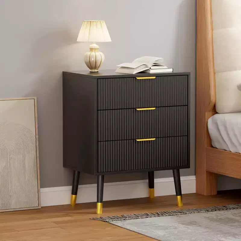 Cassettiera a 3 Cassetti per Camera da Letto, Comò Moderno, Unità Organizer con Cassetti Contenitori