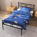 Letto a piattaforma in metallo - 12 contenitori Full Size