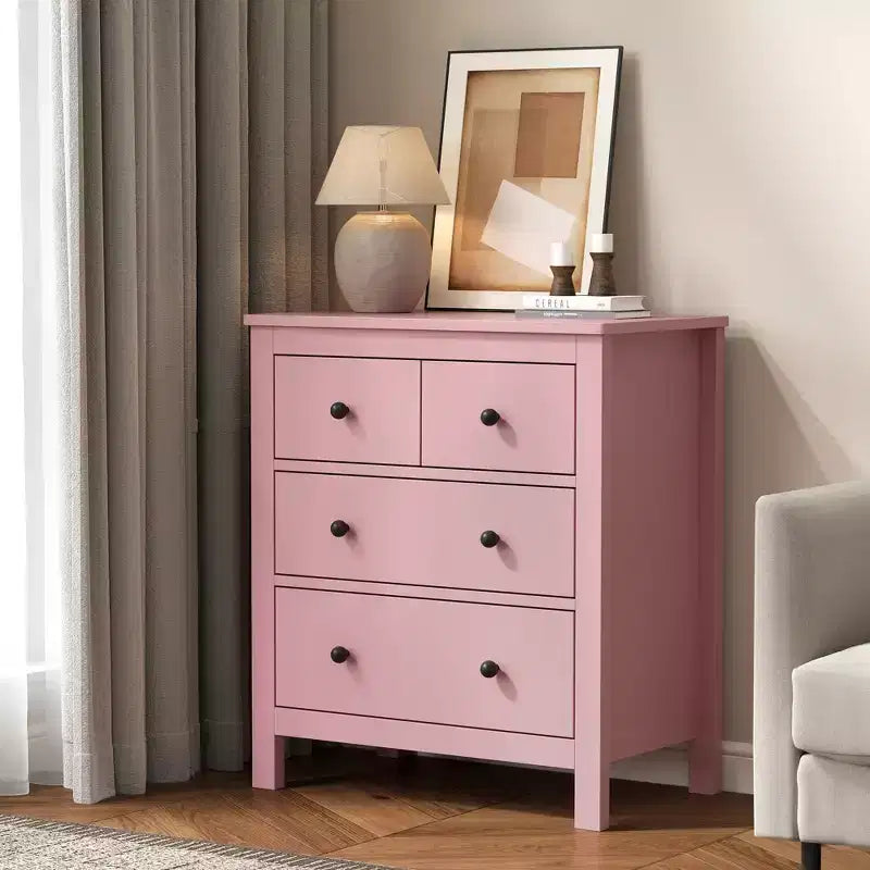 Comò moderno in legno a 3 cassetti per camera da letto